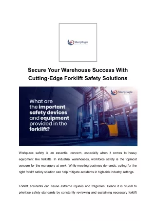 Secure Your Warehouse Success With Cutting-Edge Forklift Safety Solutions (1)