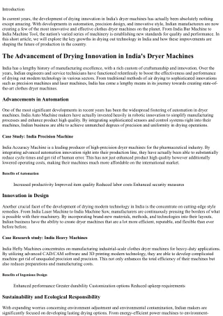 The Evolution of Drying Technology in India's Clothes dryer Machines