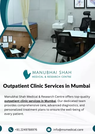 Outpatient Clinic Services in Mumbai