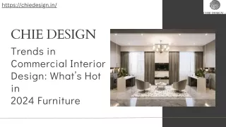 Trends in Commercial Interior Design: What’s Hot in 2024 Furniture