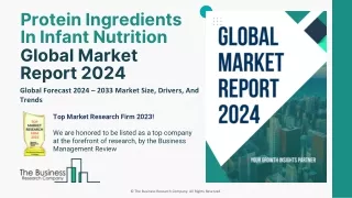 Protein Ingredients In Infant Nutrition Market Share Analysis Forecast To 2033