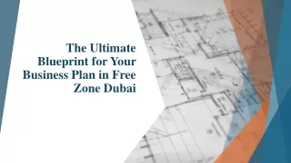 The Ultimate Blueprint for Your Business Plan in free zone