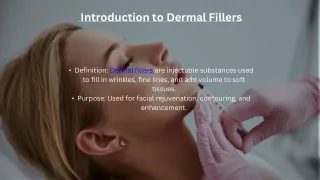 Introduction to Dermal Fillers