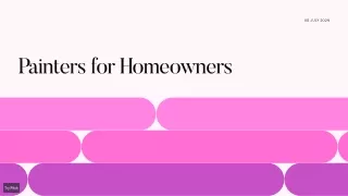 Painters for Homeowners