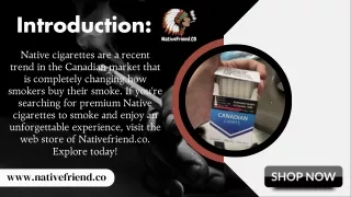 Buy Native Cigarettes Online|Native Cigarettes for Sale|Best Native Cigarett