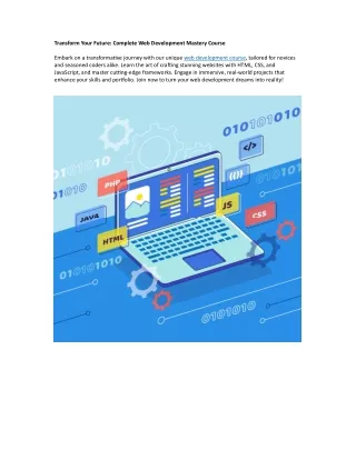 web development courses