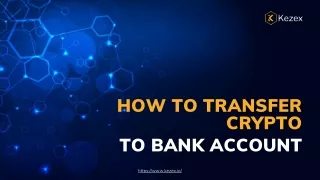 How to transfer crypto to bank account
