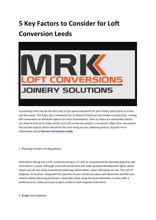 Attic Conversions Leeds