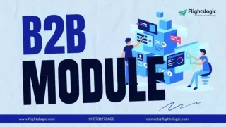 B2B Module | B2B Travel System