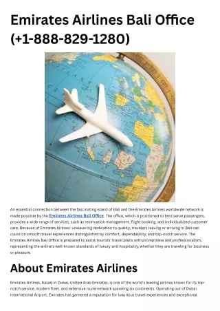 Emirates Airlines Bali Office ( 1-888-829-1280) (1)