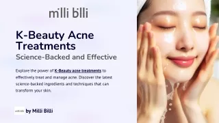 K-Beauty Acne Treatments Science Backed and Effective