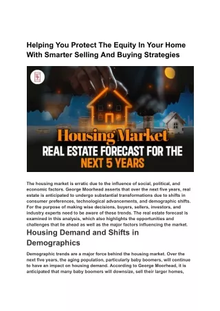 Housing Market_ Real Estate Forecast for the Next 5 Years