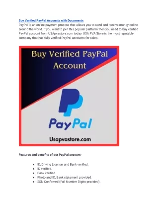 3 Best Sites To Buy Verified PayPal Accounts in 2024