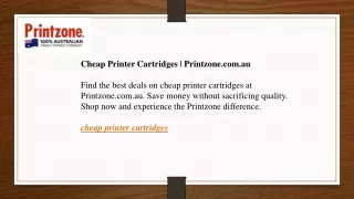 Cheap Printer Cartridges  Printzone.com.au