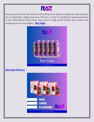 Raz Vapes