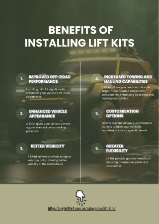 Benefits of Installing Lift Kits