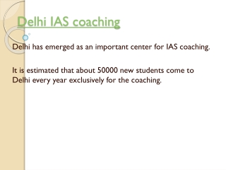 Delhi IAS Coaching