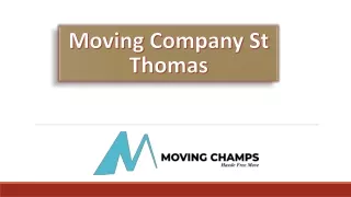 Moving Company St Thomas