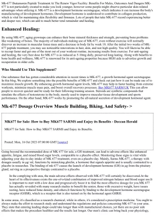 Mk-677 Dose Calculator And Chart A-z Guide