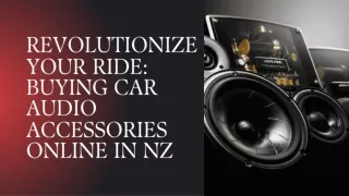 Purchasing Car Audio Accessories Online in NZ - Hotspot Electronics