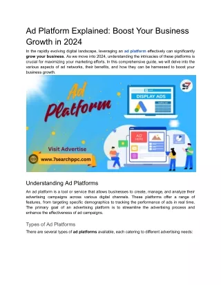 Ad Platform Explained_ Boost Your Business Growth