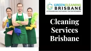 Cleaning Services Brisbane