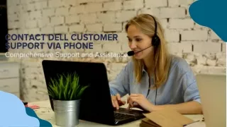 Dell customer support via phone  1-855-400-7767​