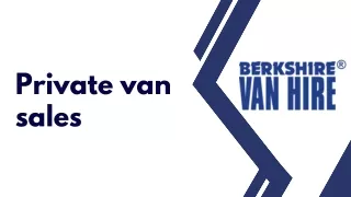 Private van sales (1)