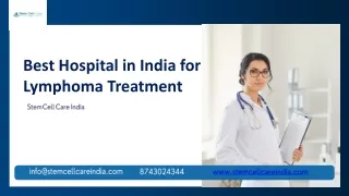 Best Hospital in India for Lymphoma Treatment