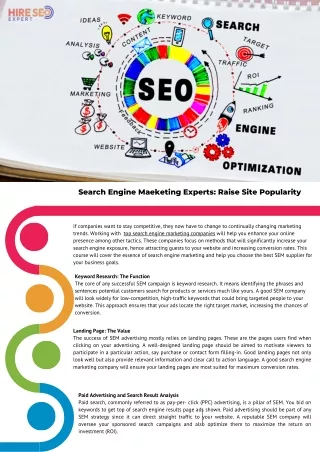 Search Engine Marketing Companies