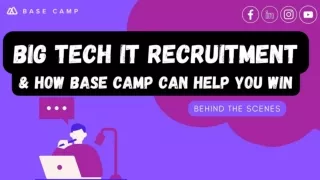 Big Tech IT Recruitment & Landing Your Dream Job - Base Camp