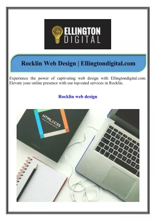 Rocklin Web Design Ellingtondigital.com