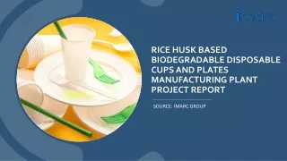 Rice Husk Based Biodegradable Disposable Cups and Plates Manufacturing Plant Project Report