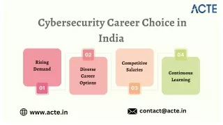 cyber security career choice in India