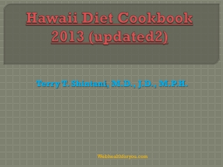 Hawaii Diet Cookbook 2013 (updated2) 22