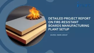 Fire-Resistant Boards Manufacturing Plant Project Report