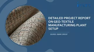 Geo-Textile Manufacturing Plant Project Report