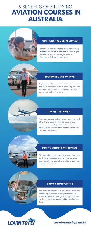 5 Benefits of Studying Aviation Courses in Australia