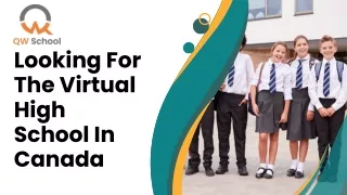 Looking For The Virtual High School In Canada