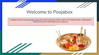 Elevate Your Space with PoojaBox Home Decor Items_ Timeless Elegance and Spiritual Charm