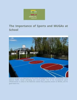 The Importance of Sports and MUGAs at School - Abacus Playgrounds