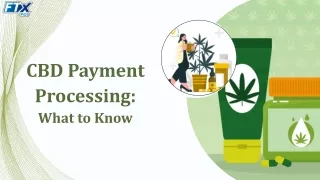 CBD Payment Processing for Businesses