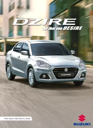 Elevate Your Drive with the Suzuki Dzire - Now in the Philippines!