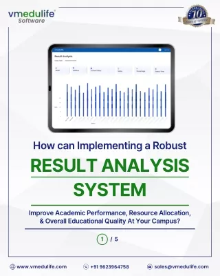 Examination Result Analysis made easy with vmedulife