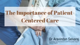 The Importance of Patient-Centered Care