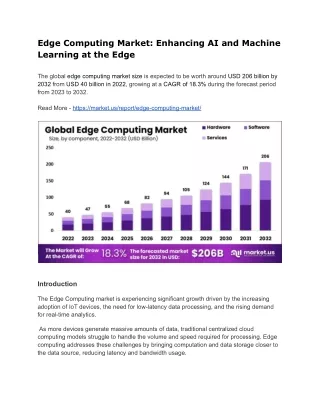 Edge Computing Market_ Enhancing AI and Machine Learning at the Edge
