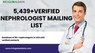 Reach 5,439  Contacts with a Nephrologist Email List