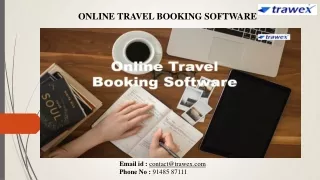 Online Travel Booking Software