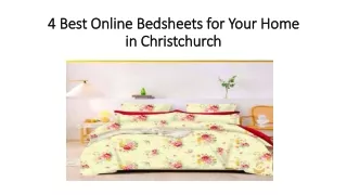 4 Best Online Bedsheets for Your Home in Christchurch