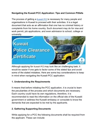 Navigating the Kuwait PCC Application- Tips and Common Pitfalls.docx